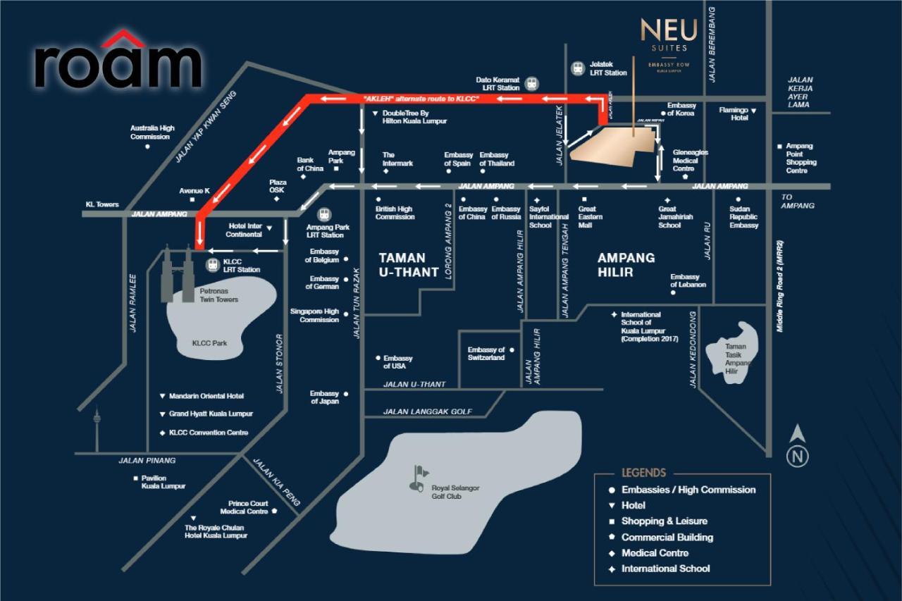 Neu Suites Residence, Embassy Row Kuala Lumpur Extérieur photo